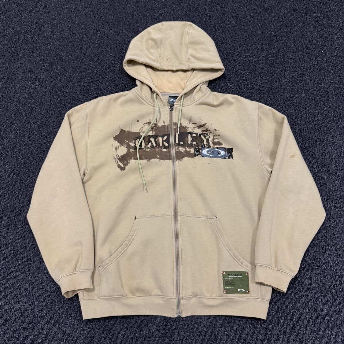 오클리 아카이브 베이지 후드집업  상품이미지1