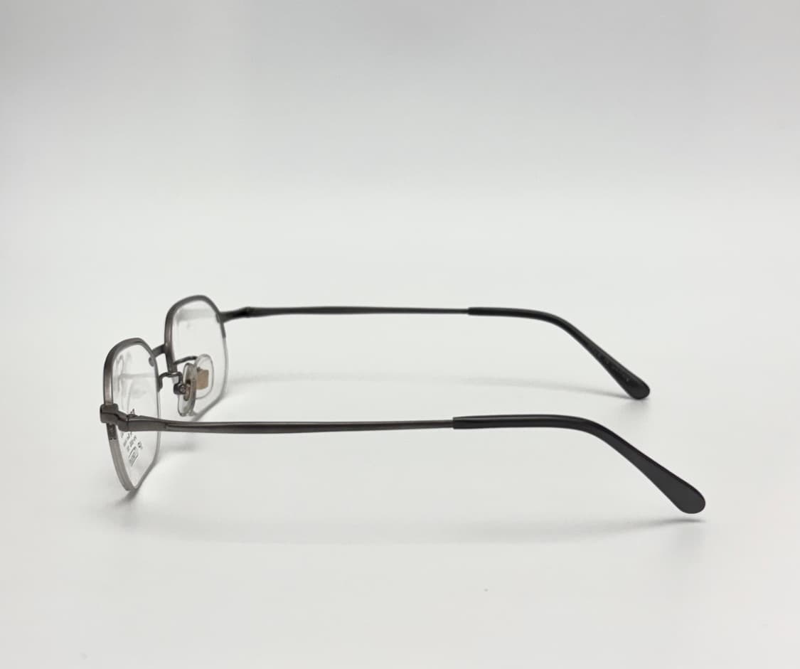 일본 빈티지 티타늄 반무테 안경 상품이미지3