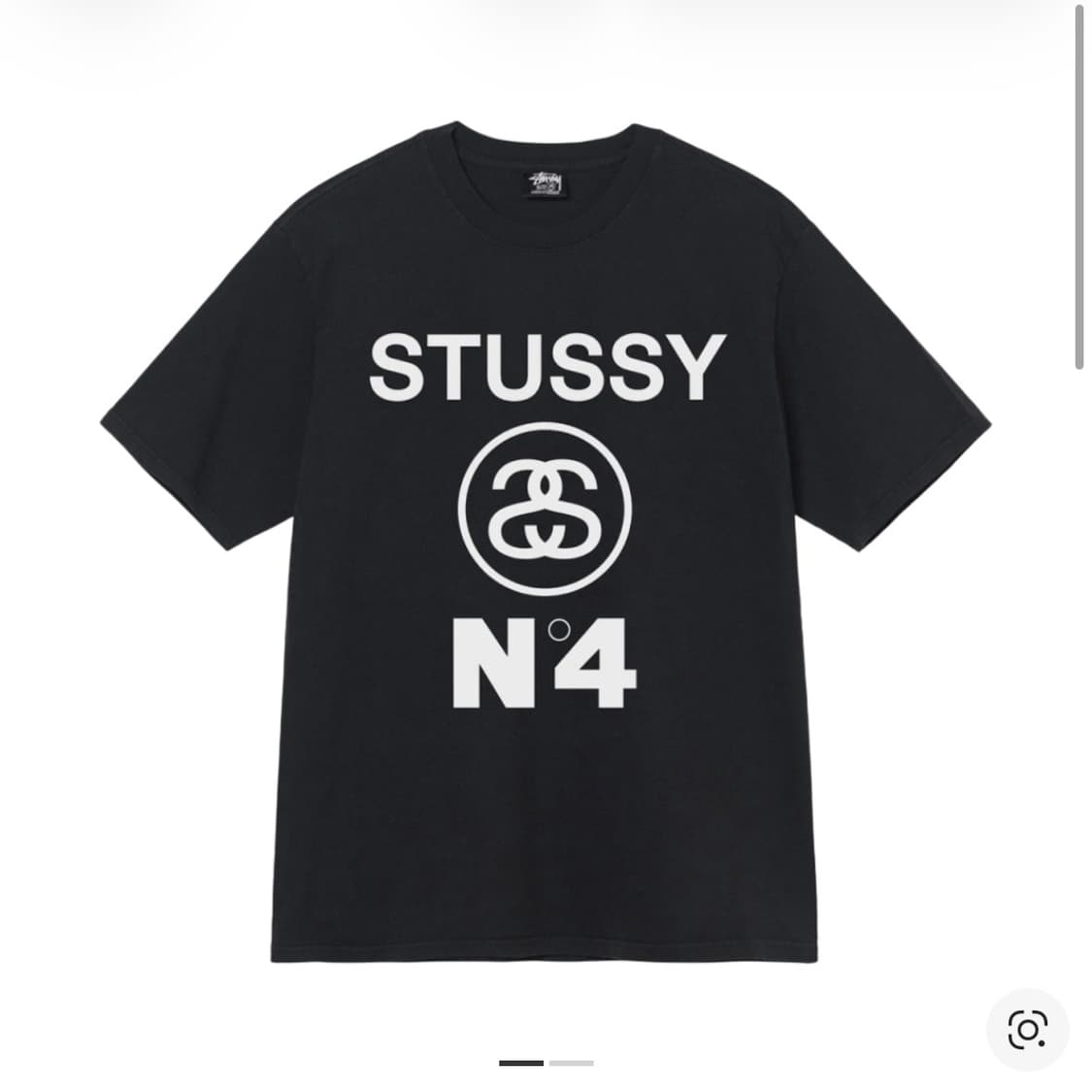 스투시 피그먼트 다이드 스투시 No.4 티셔츠 블랙 상품이미지1