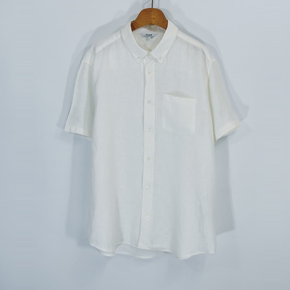 AIGLE 린넨반팔셔츠 상품이미지1