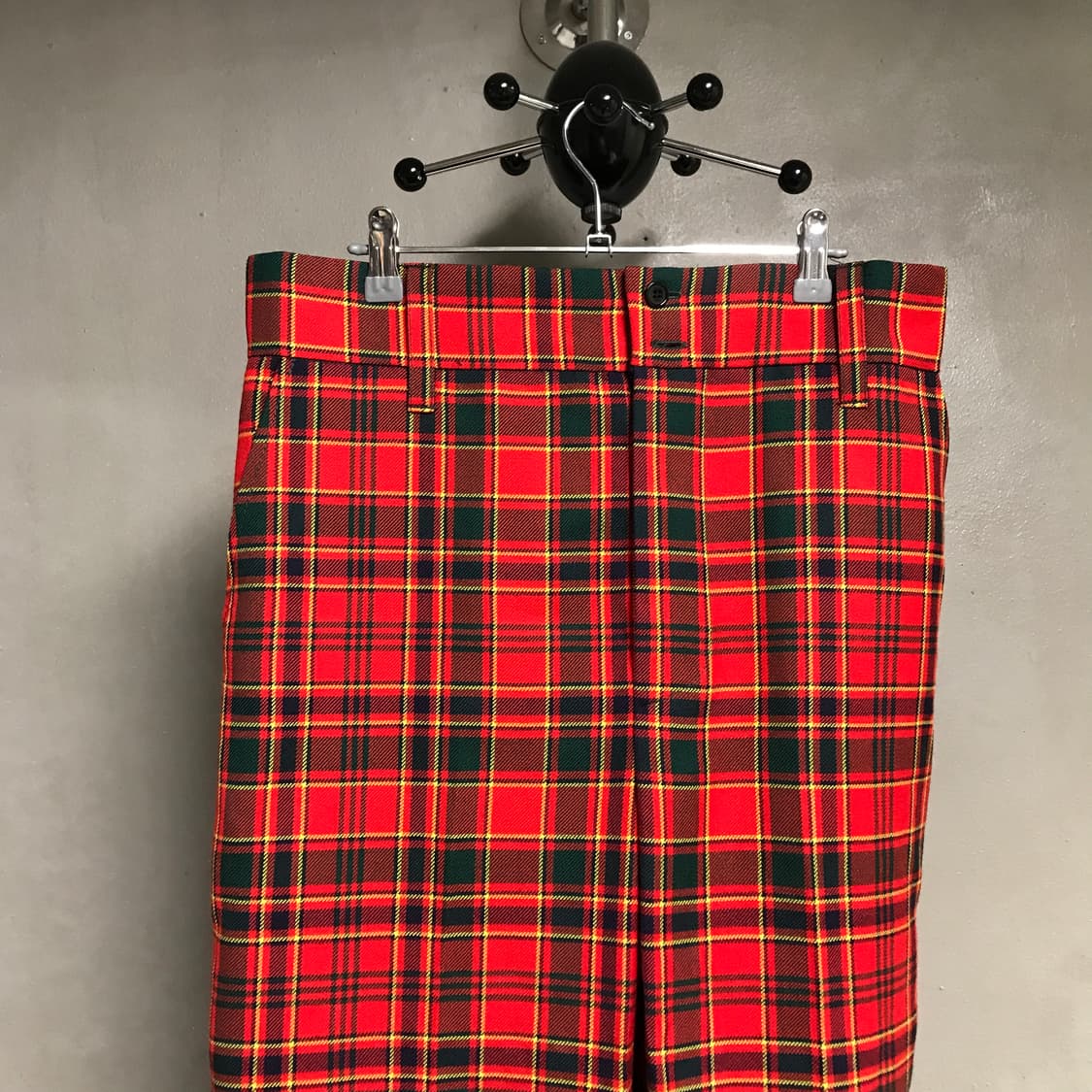 꼼데가르송 투톤 체크 팬츠 M 상품이미지2