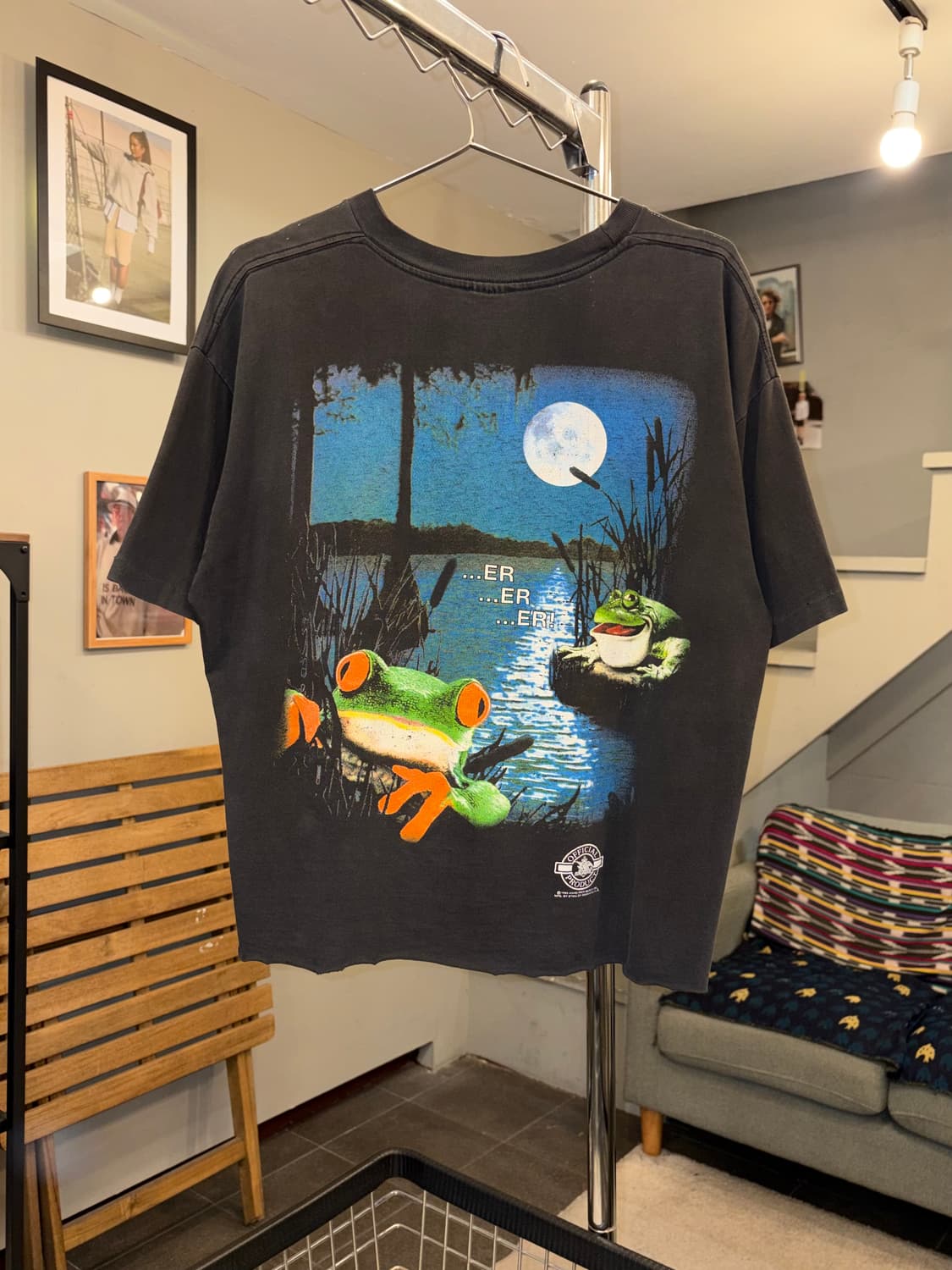 90’s Budweiser king of beer print T-sh 상품이미지5