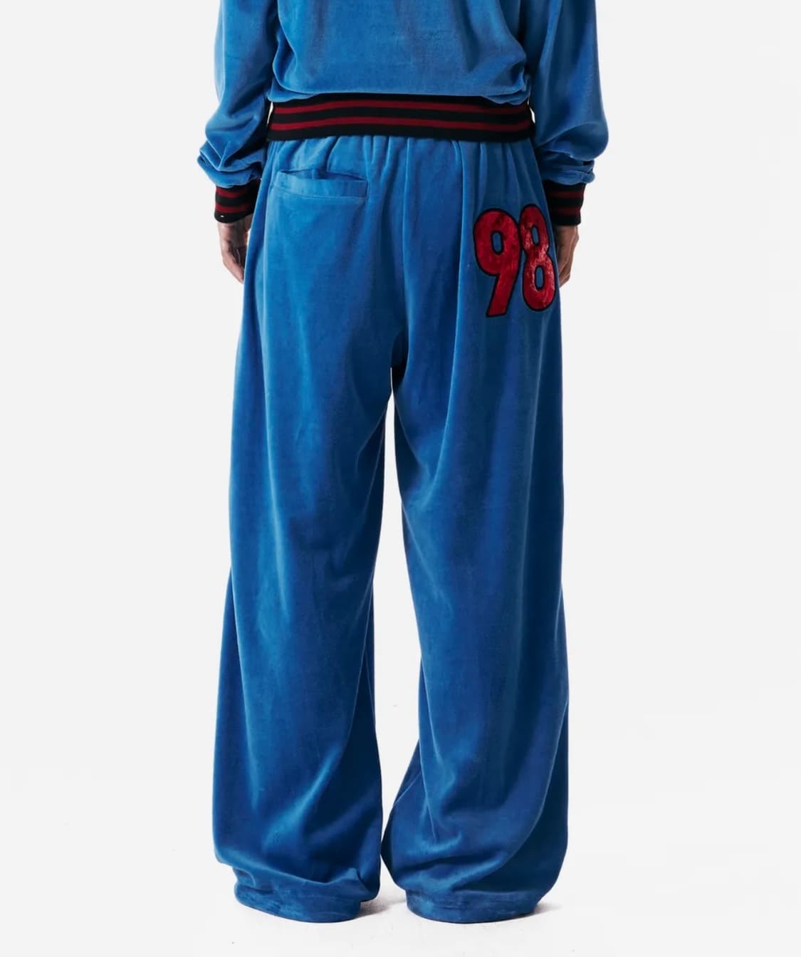 아캄 98 Patch Velour Pants (Blue) 상품이미지1