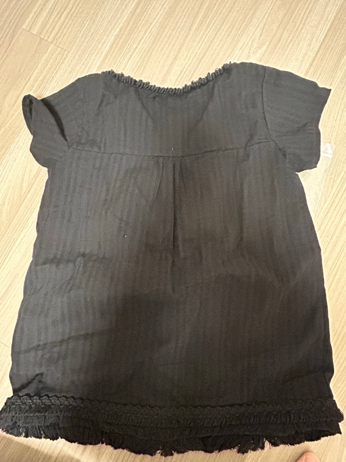 코이세이오 프린지 셔링 블라우스 상품이미지4