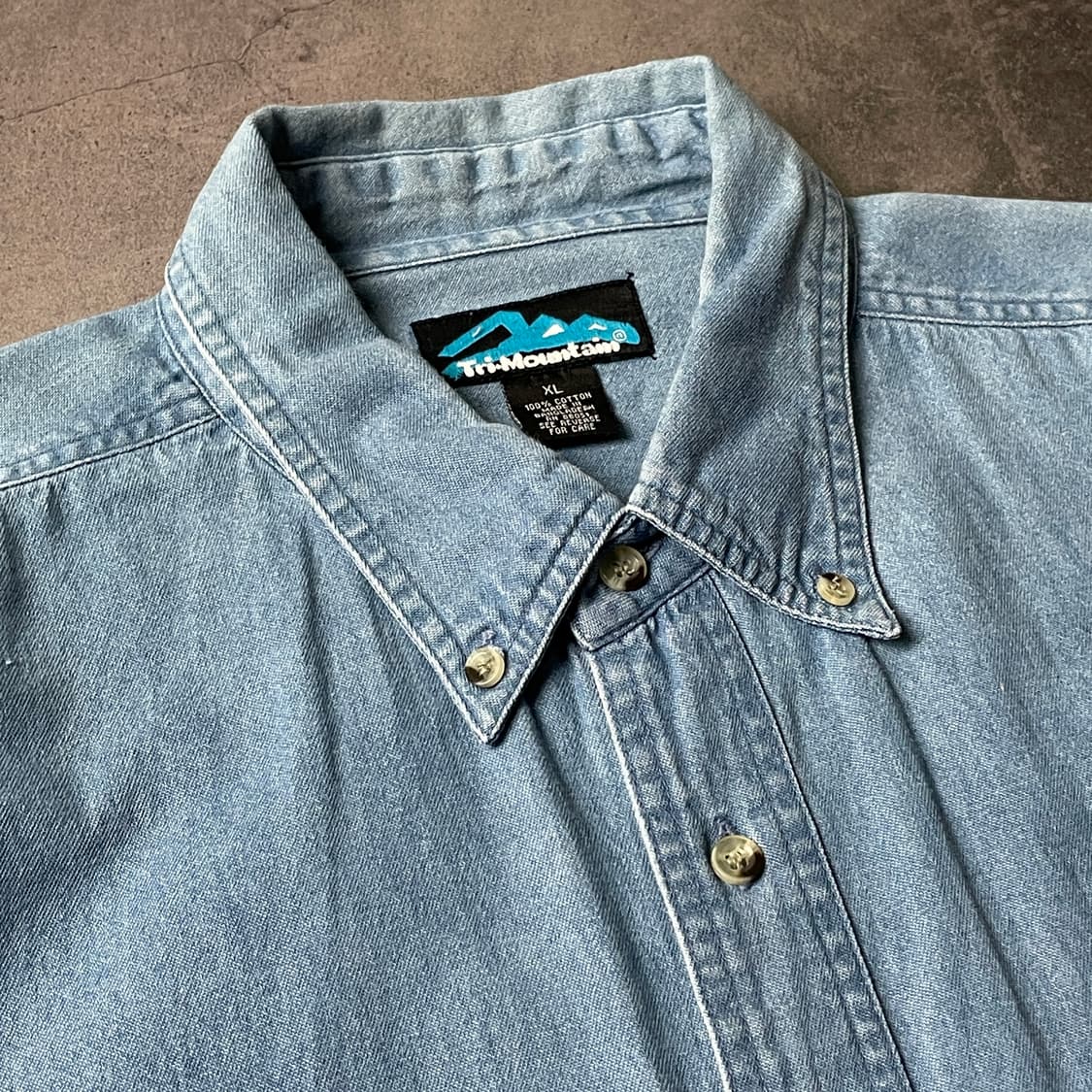 TRI-MOUNTAIN 빈티지 데님 코튼 셔츠 A00533 상품이미지2