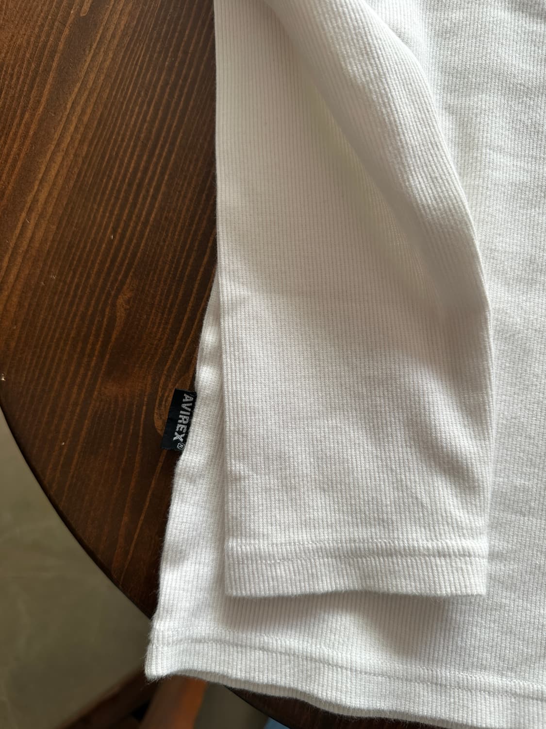 AVIREX 우먼 와플 롱슬리브 티셔츠  상품이미지2