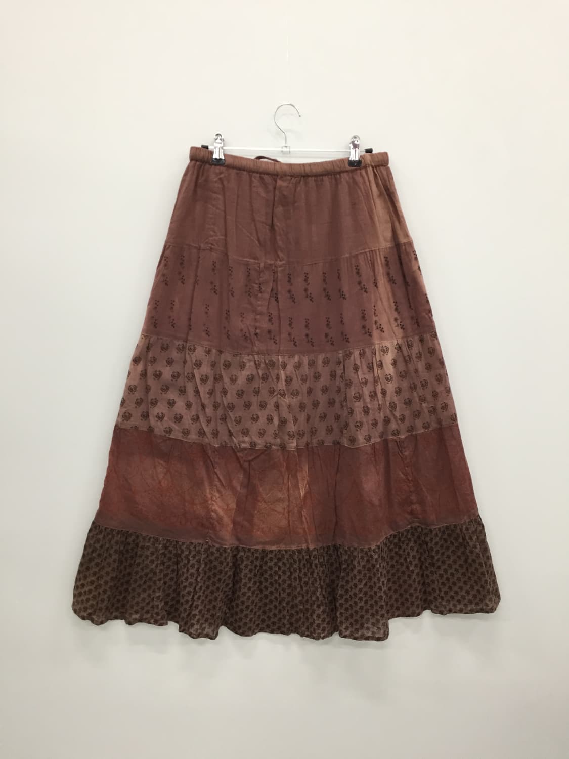 Jpn Mori Girl Earthy Brown Maxi Skirt 상품이미지5