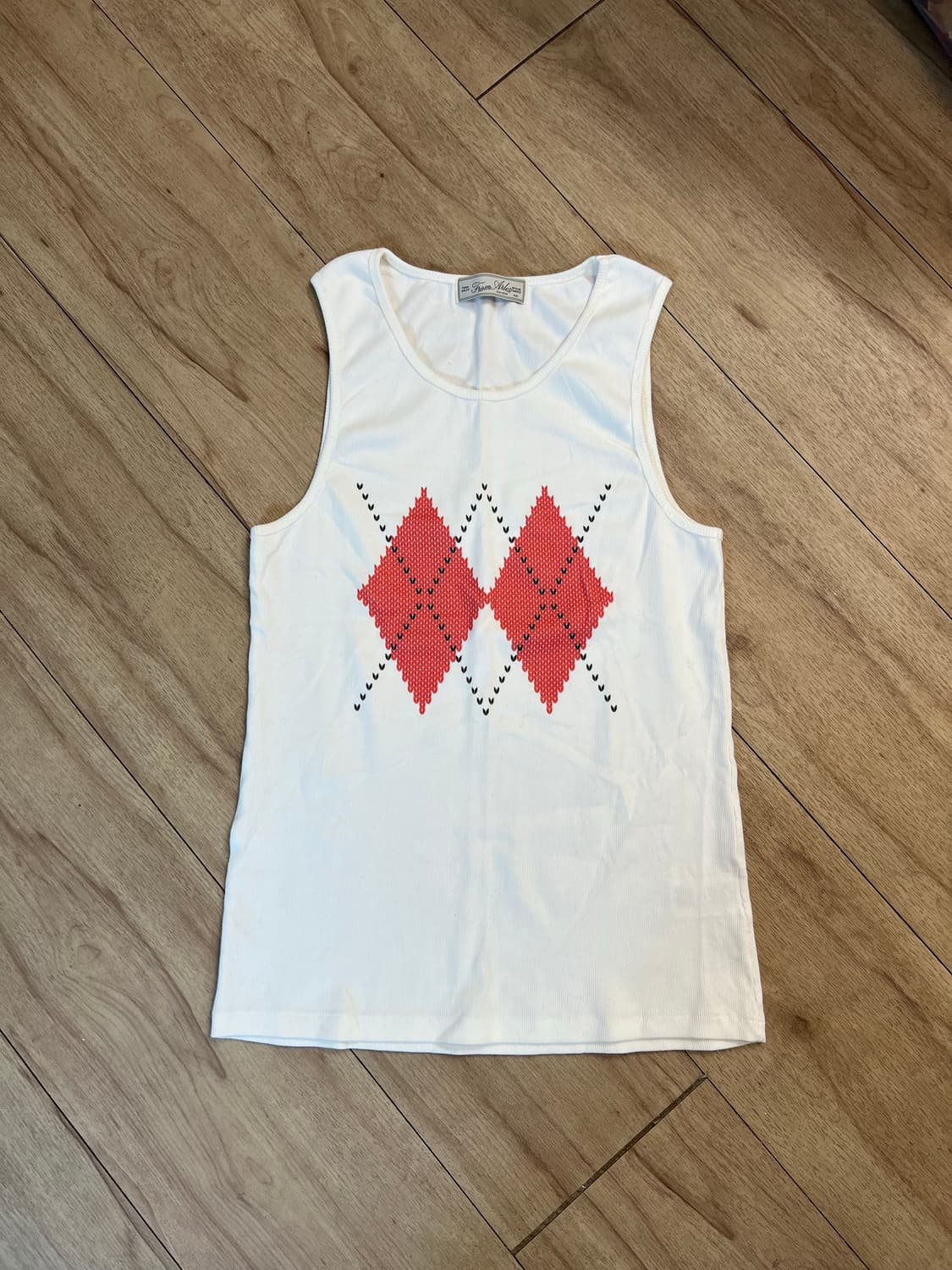 프롬아를 아가일 슬리브리스 상품이미지1