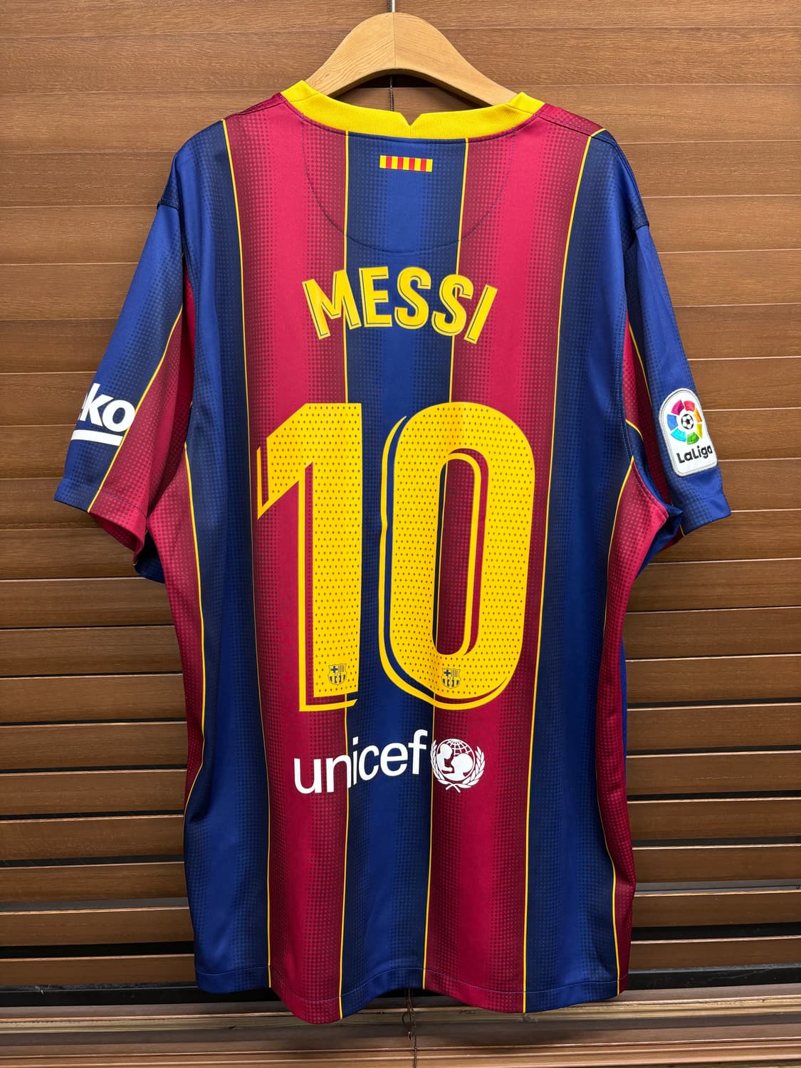 나이키 20 21 바르셀로나 메시 홈 유니폰 반팔 져지 상품이미지2