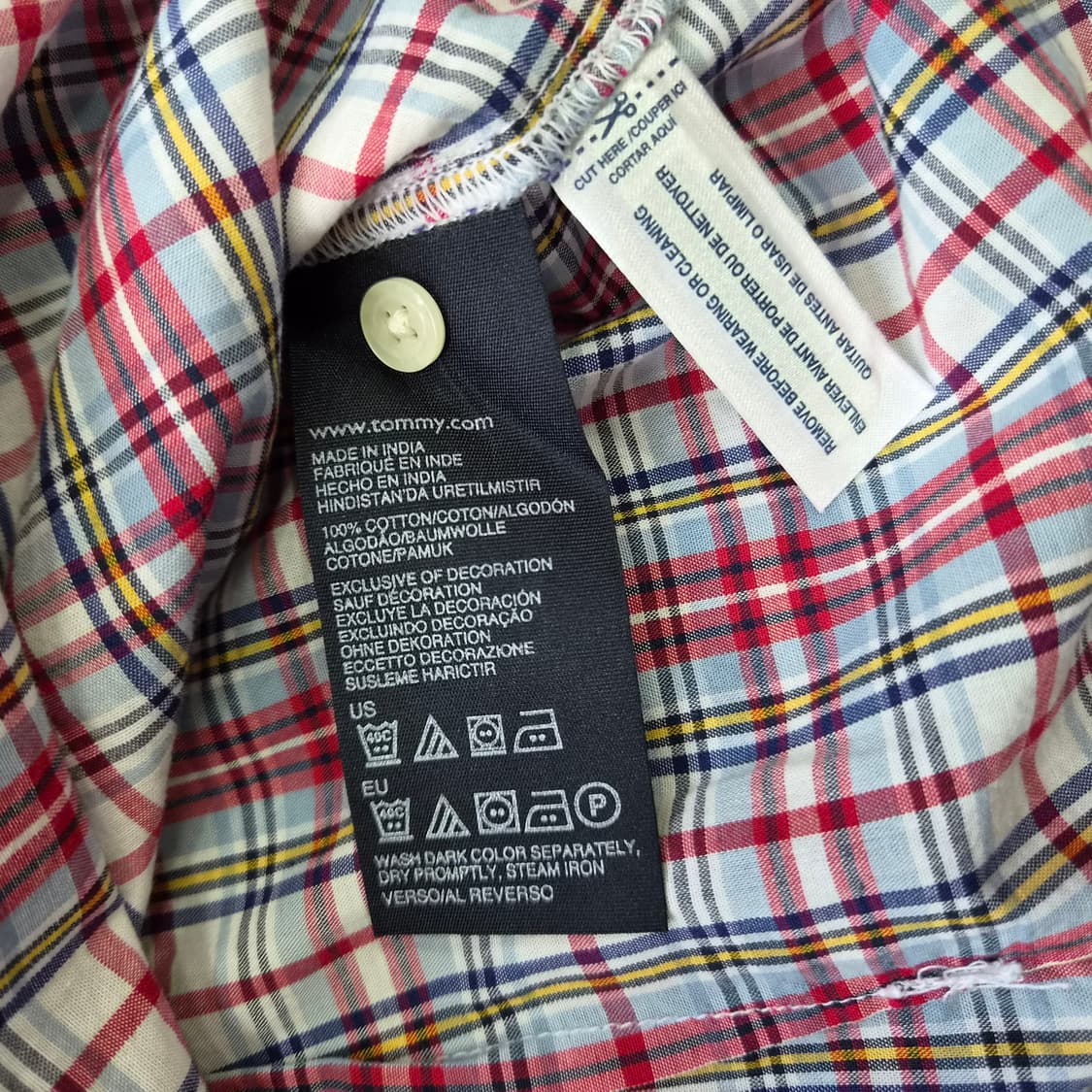 M) 타미힐피거 체크셔츠 남방 상품이미지6