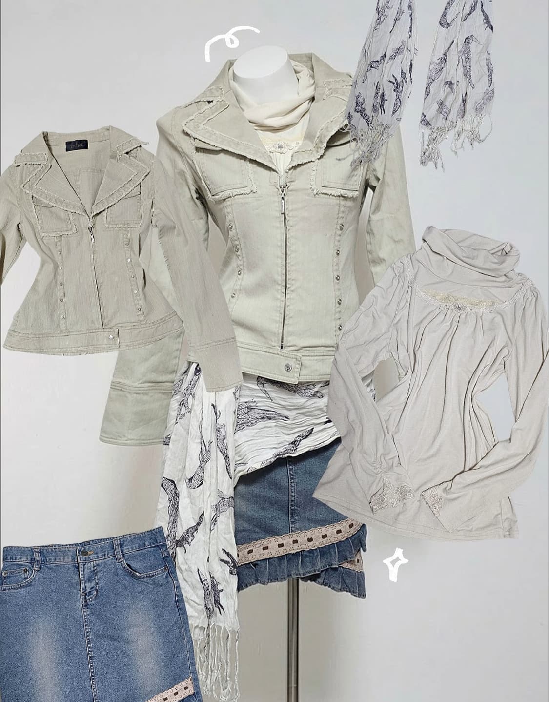 Euljiro Y2K look style set 상품이미지10