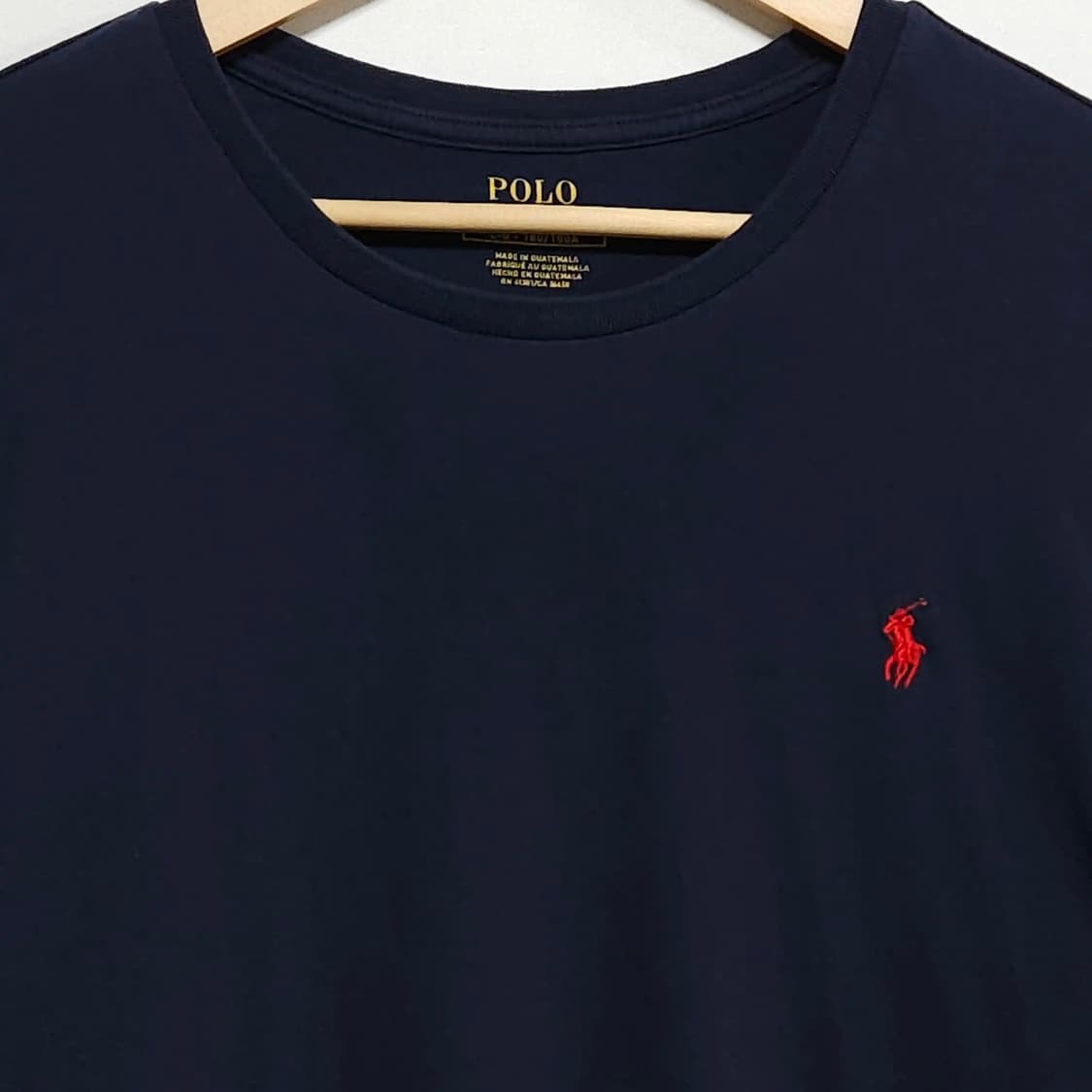 110)POLO 폴로 긴팔 티셔츠 네이비 상품이미지2