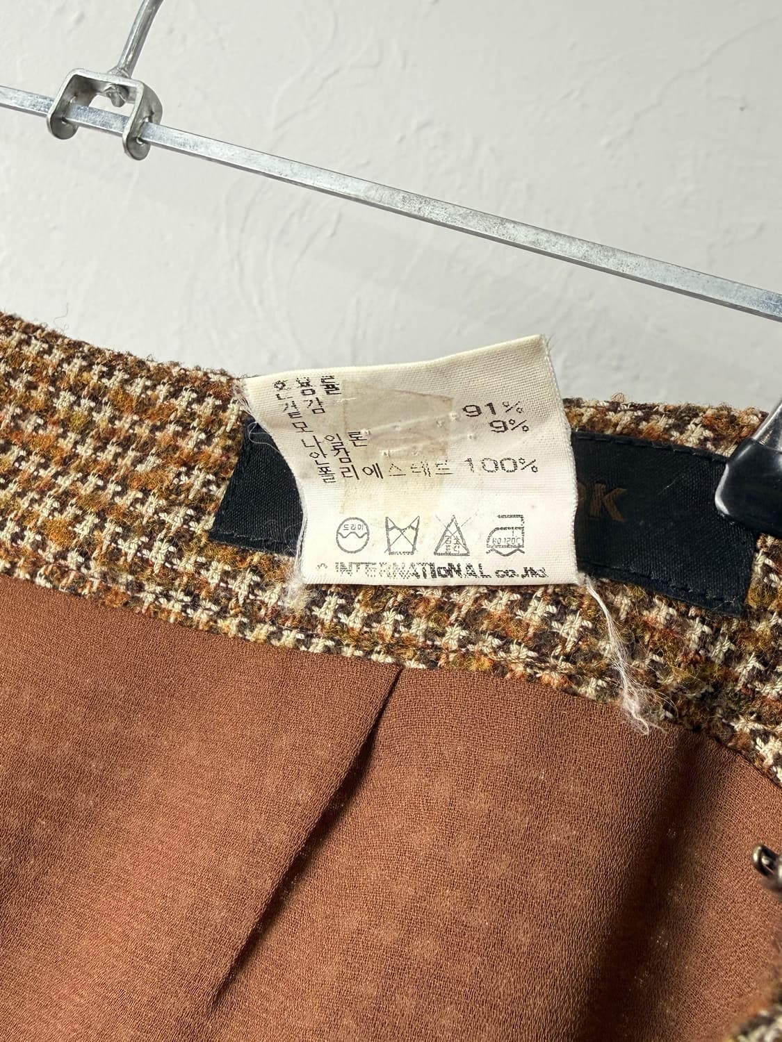 빈티지 절개 울 스커트 상품이미지4