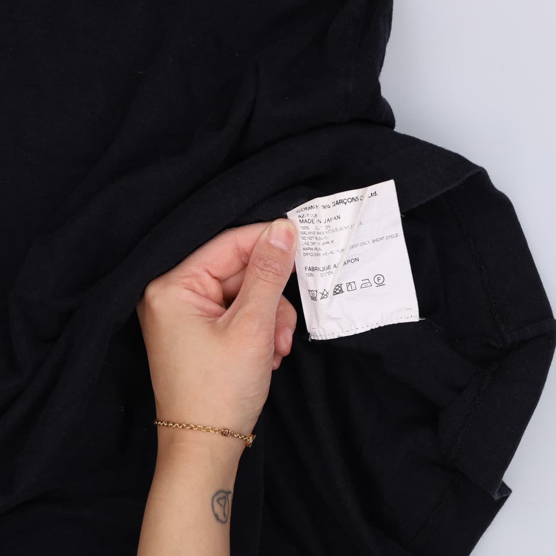 XL 꼼데가르송 하트패치 반팔티 0325H1 상품이미지5