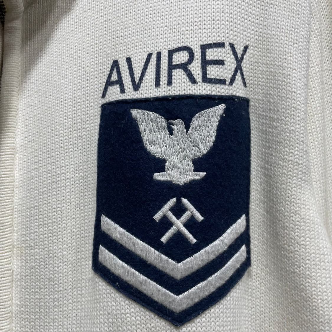 아비렉스 밀리터리 니트집업 상품이미지6