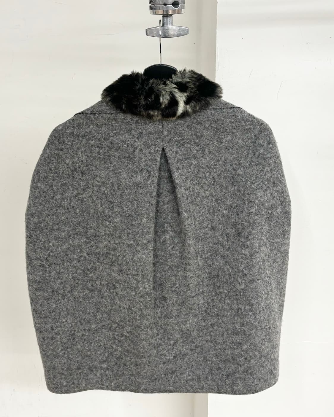 랑방 그레이 커스프 트리밍 울 코트 자켓 상품이미지6