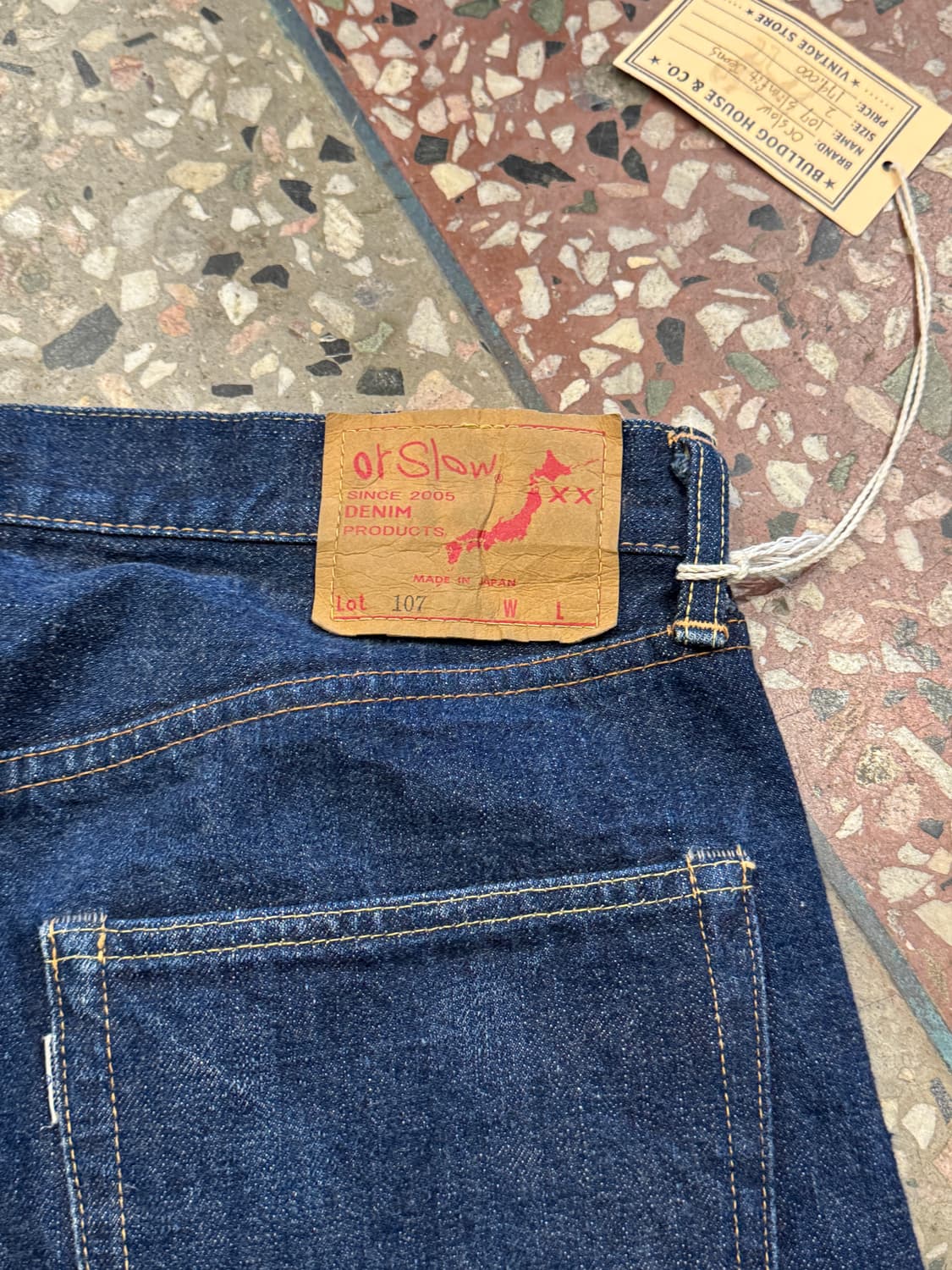 오어슬로우 107 슬림 스트레이트 데님 (32) 상품이미지8