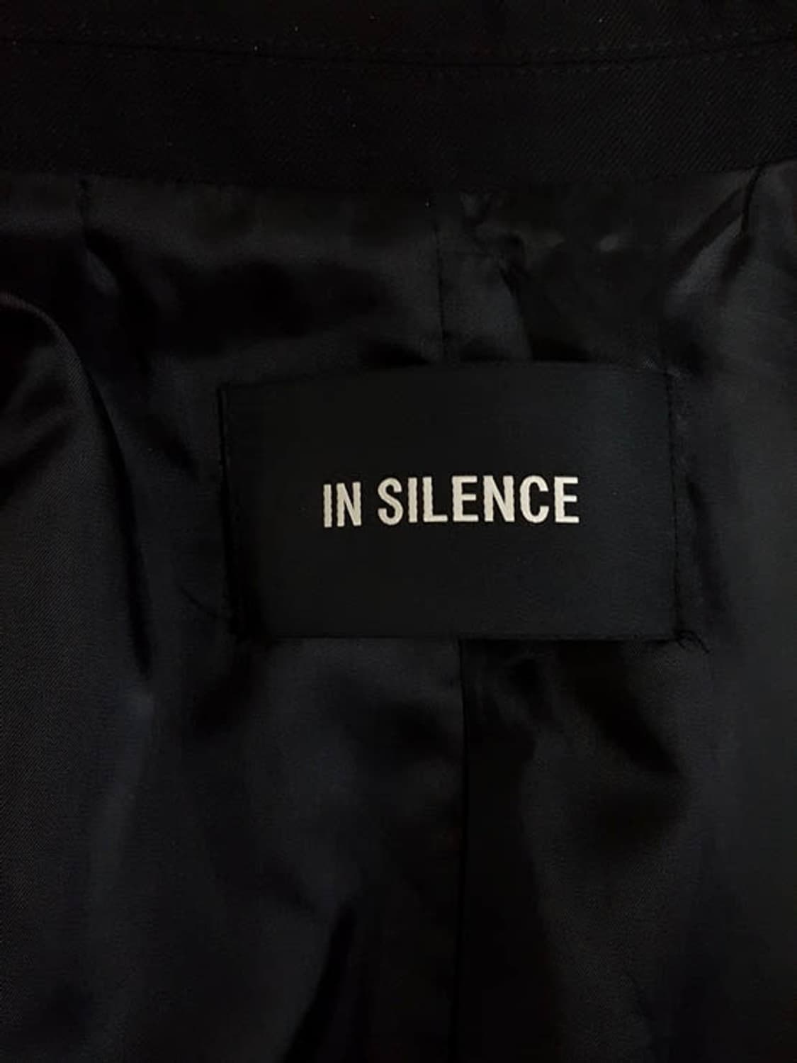 인사일런스 오버핏 울 블레이저 자켓 블랙 상품이미지5