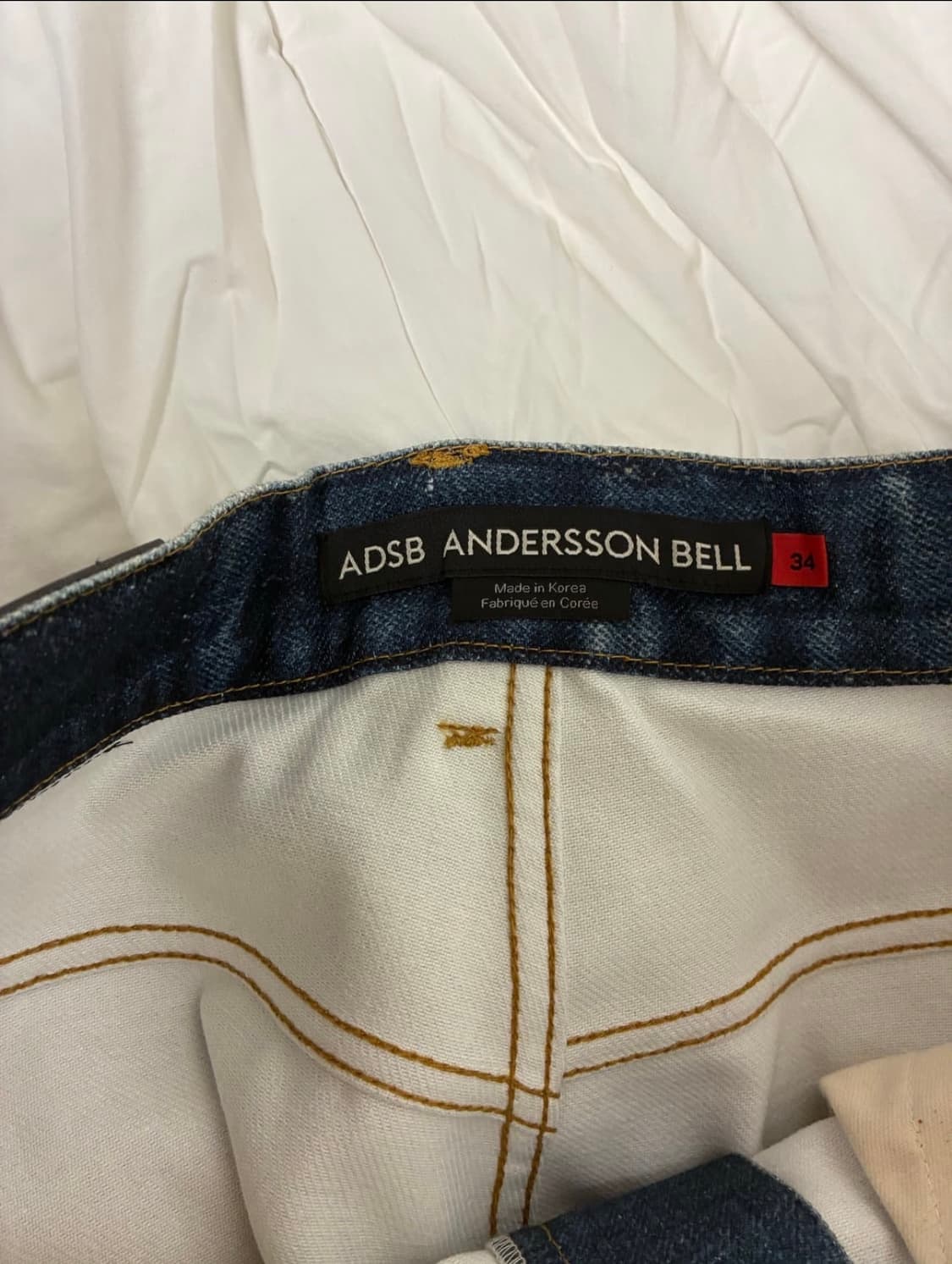 앤더슨벨 프롱프뢰유 데님팬츠 상품이미지4