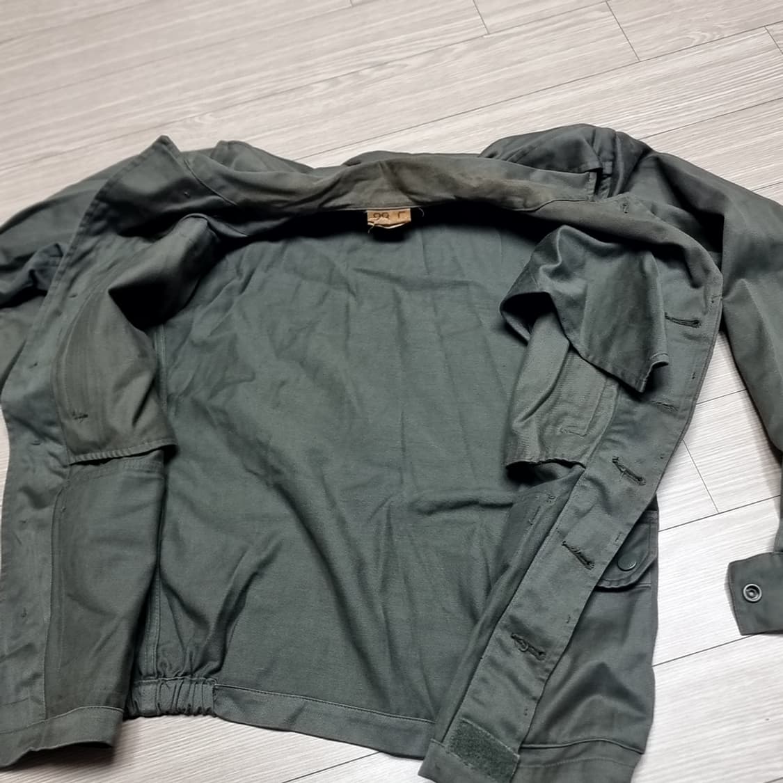 프랑스군 f2 밀리터리 야상 자켓 카키색(95-100) 상품이미지5