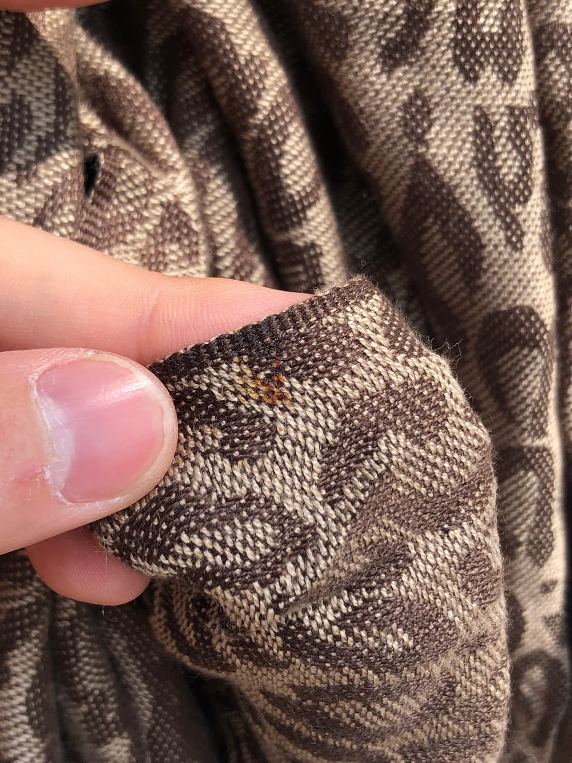 레오파드 패턴 스카프(vintage) 상품이미지3