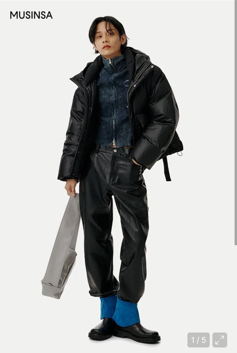 [IEY] MN HOODIE DOWN JACKET Black 상품이미지1