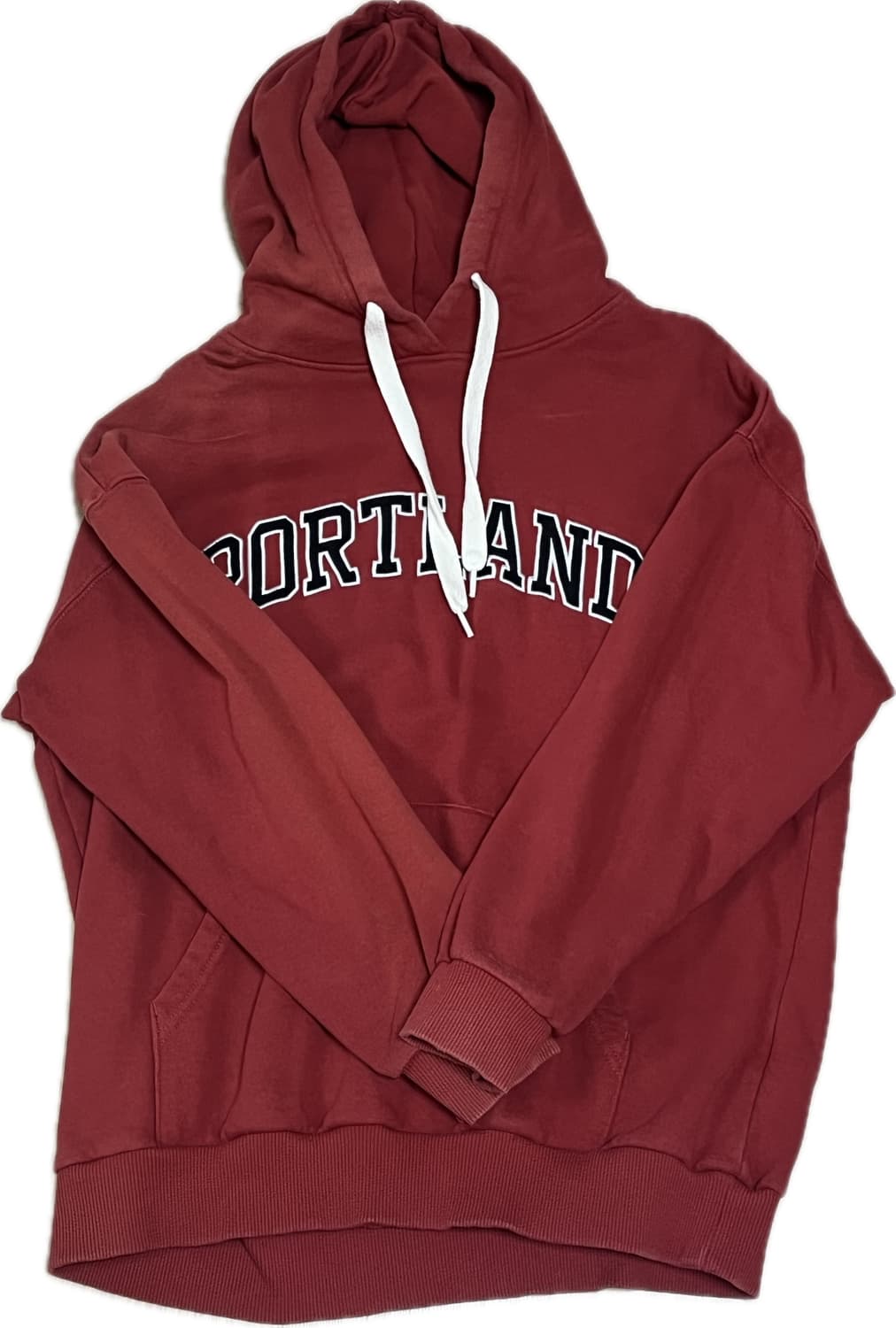 스파오 후드티 레드 상품이미지1