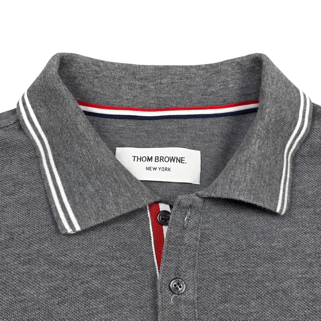 톰브라운 히든삼선 반팔 카라티셔츠 상품이미지6