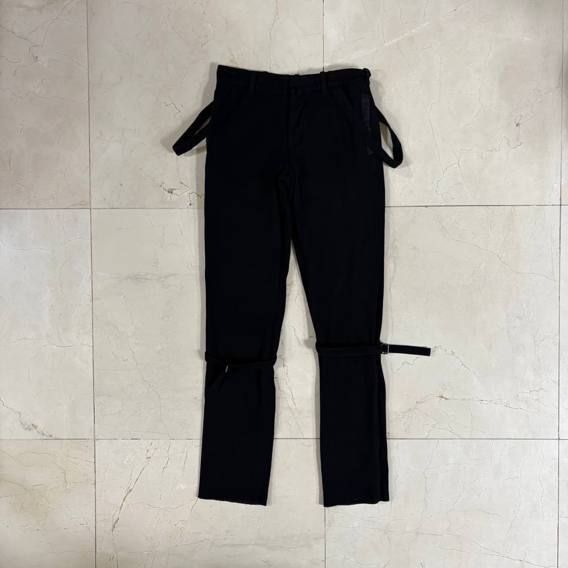 Ann Demeulemeester leg straps trousers 상품이미지1