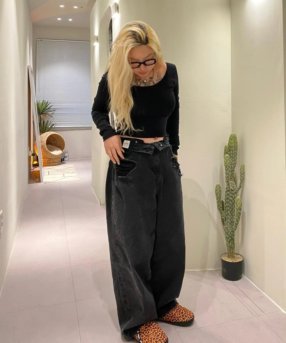 빅유니온 디스트로이드 트링클 데님 팬츠 상품이미지2