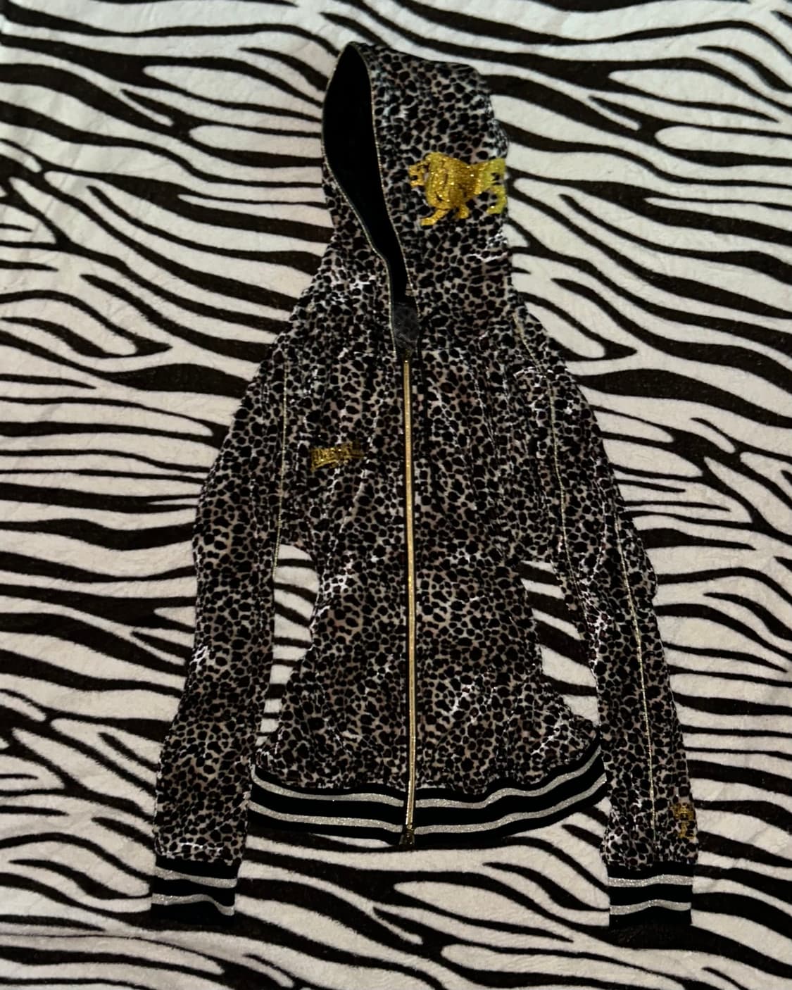 Lonsdale leopard zip-up hoodie 상품이미지5