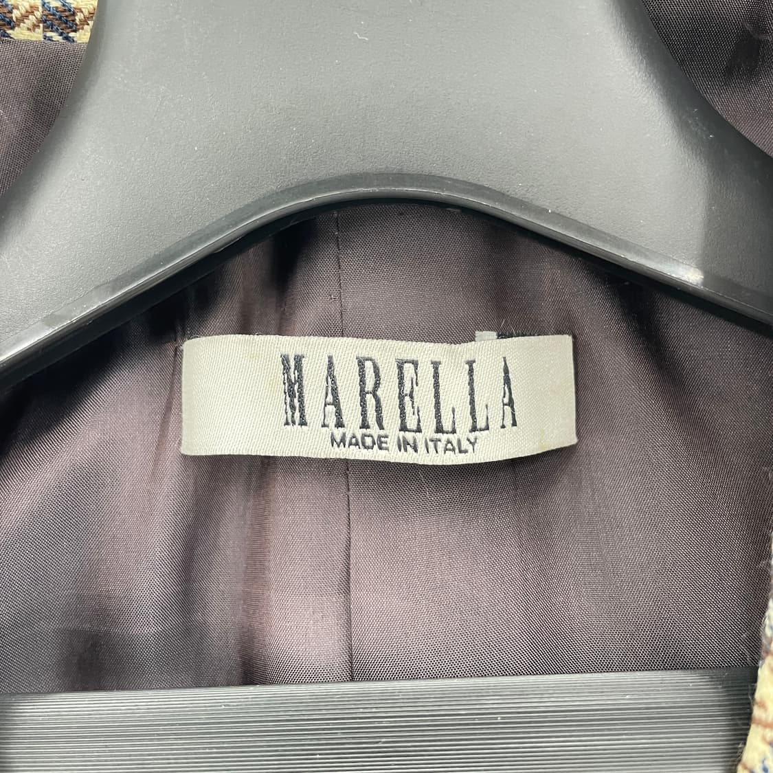 막스마라 체크 더블 블레이저 자켓 55-66 상품이미지7