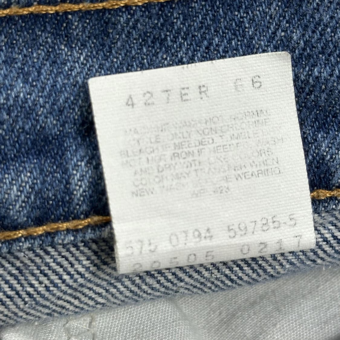 32 90s USA 리바이스 505 오리지널 스트레이트 데님팬츠 상품이미지10