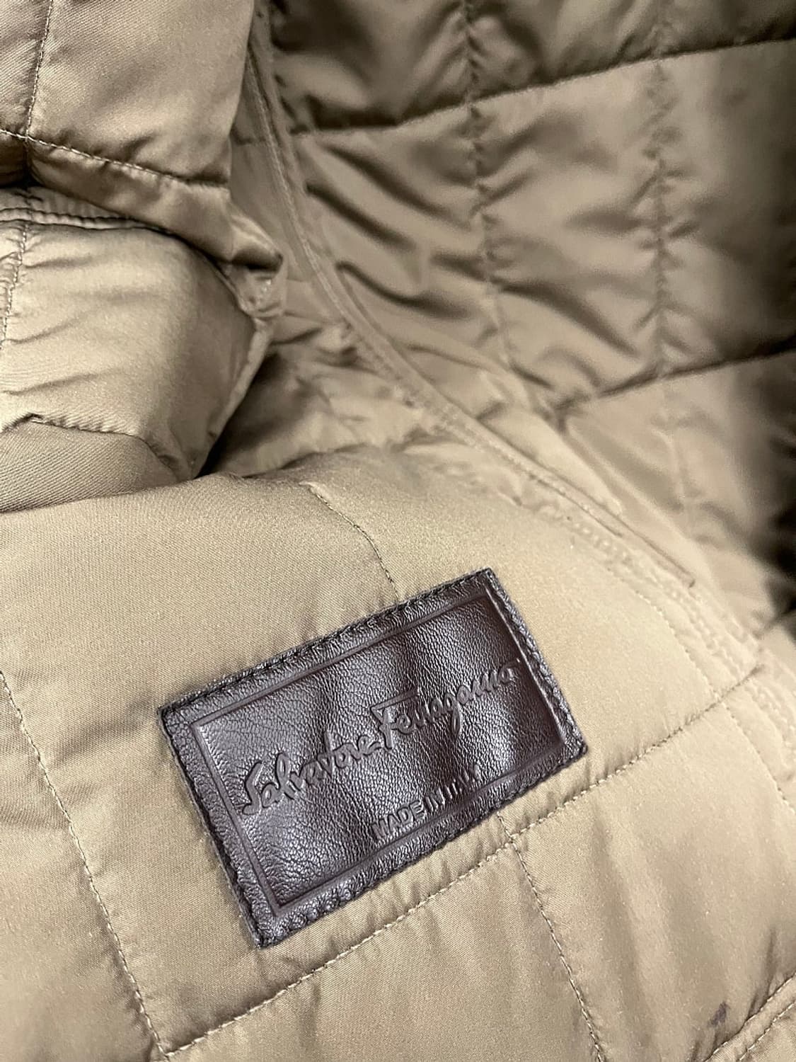 95) 페레가모 브라운 퀼팅자켓  상품이미지7