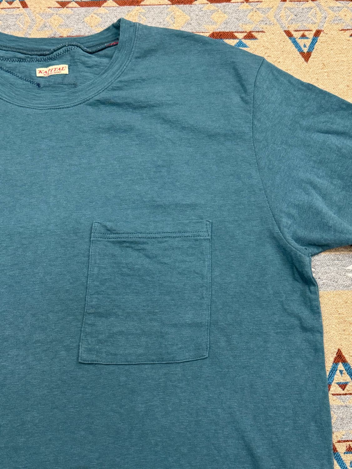 [4][95] 캐피탈 반다나 패치 포켓 티셔츠  상품이미지6