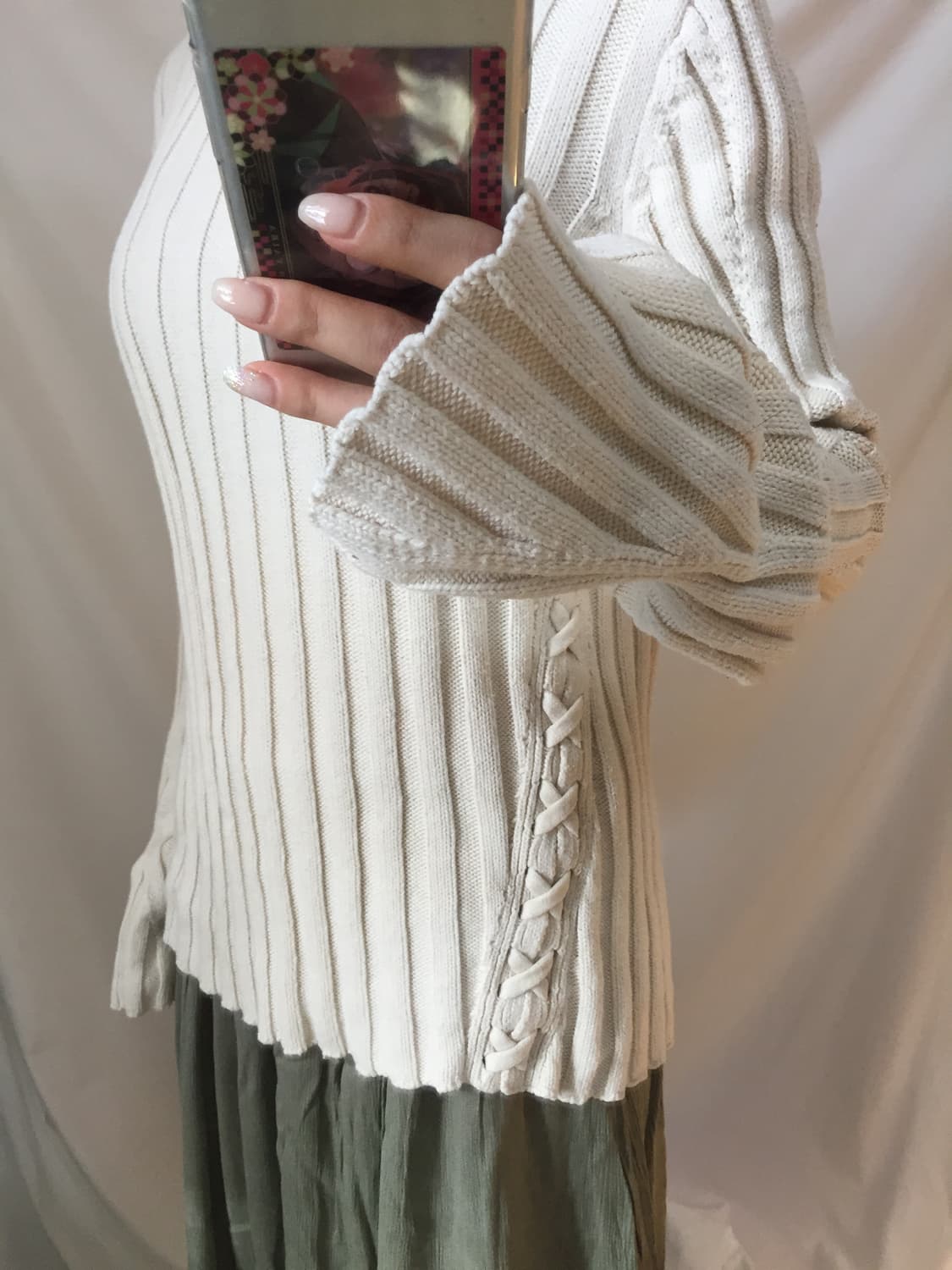 옆라인 포인트 니트 상품이미지6