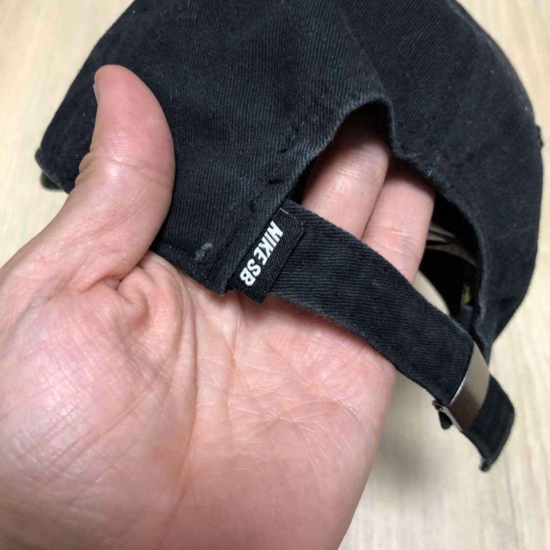 (ONE SIZE) 나이키 SB 스케이트 보드 스우시 볼캡 블랙 모자 상품이미지6