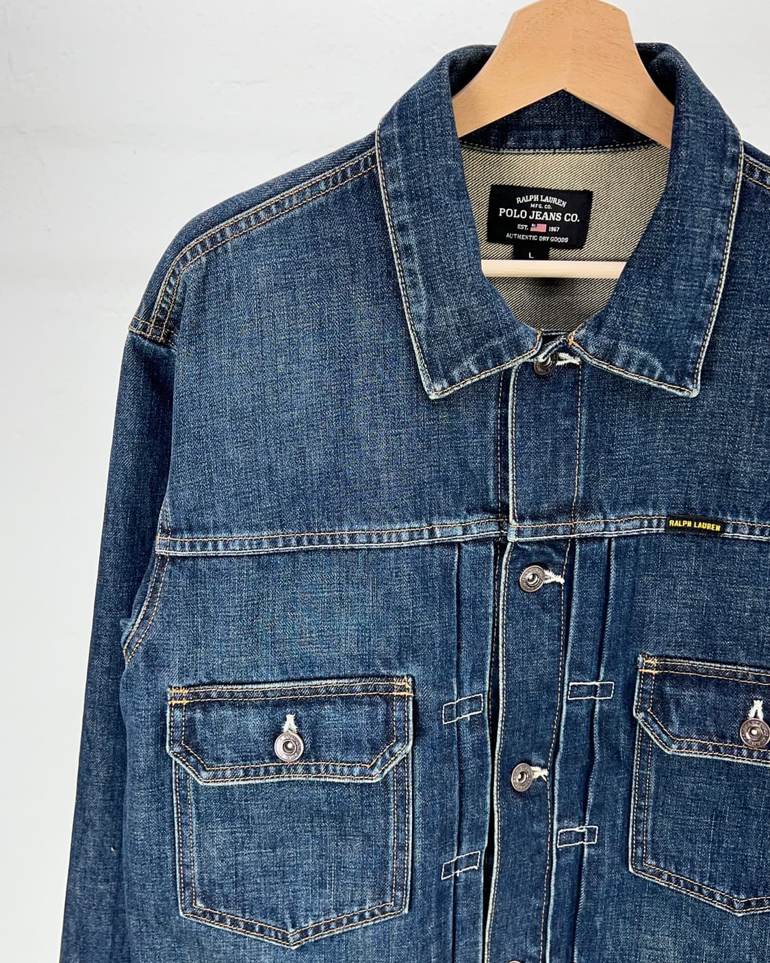 폴로 진스 2and 타입 2 인디고 데님 트러커 자켓 상품이미지2
