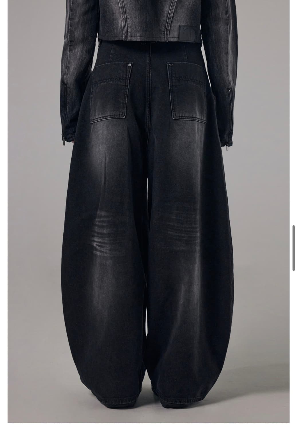 트리밍버드 Front Yoke Denim Pants [ Black ] 상품이미지4