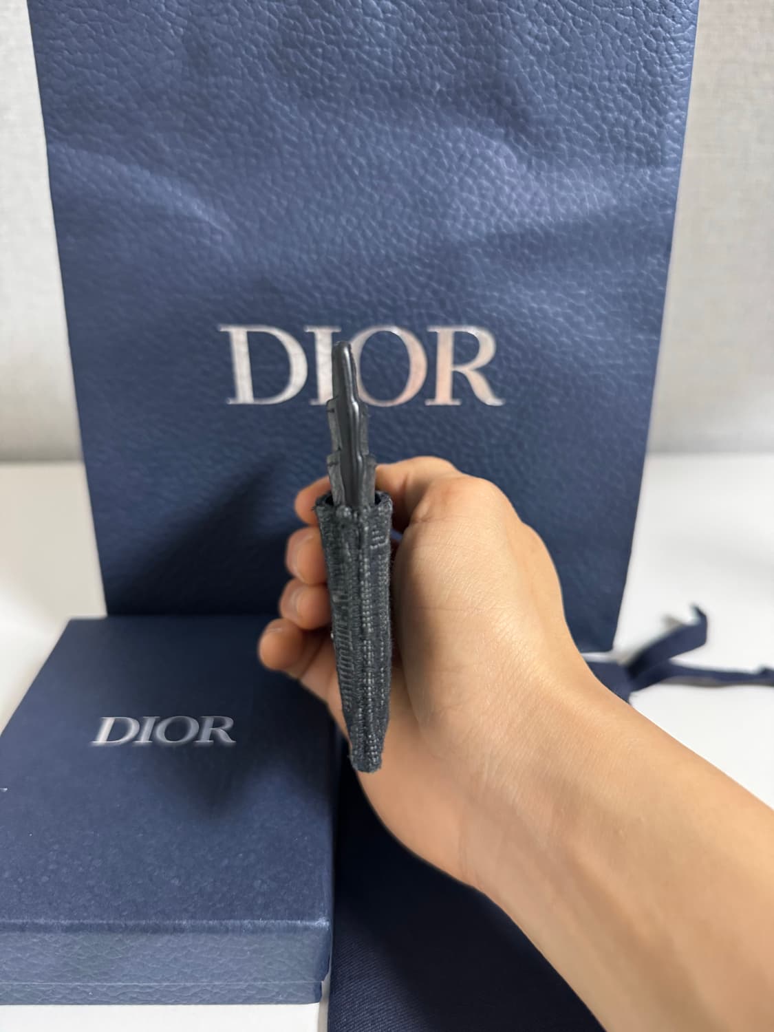 [새상품급/당일배송] 디올 오블리크 카드지갑 블랙 상품이미지4