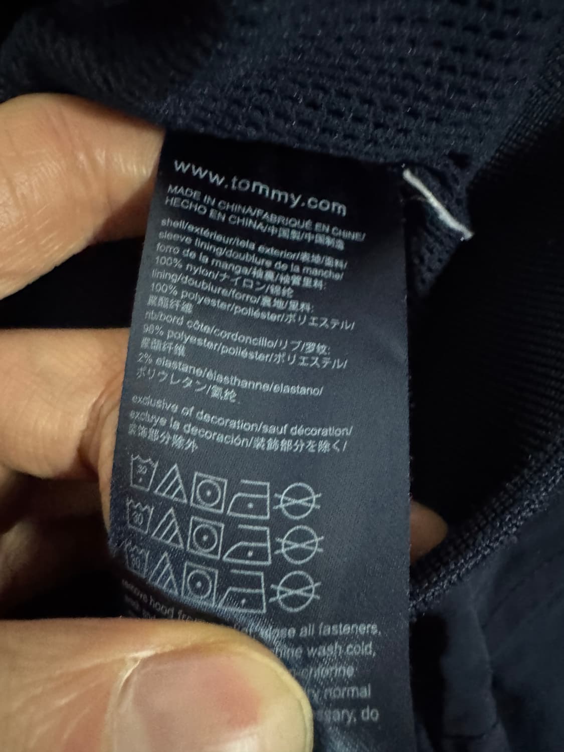 타미힐피거 키즈 바람막이 자켓 6-7 네이비 상품이미지4