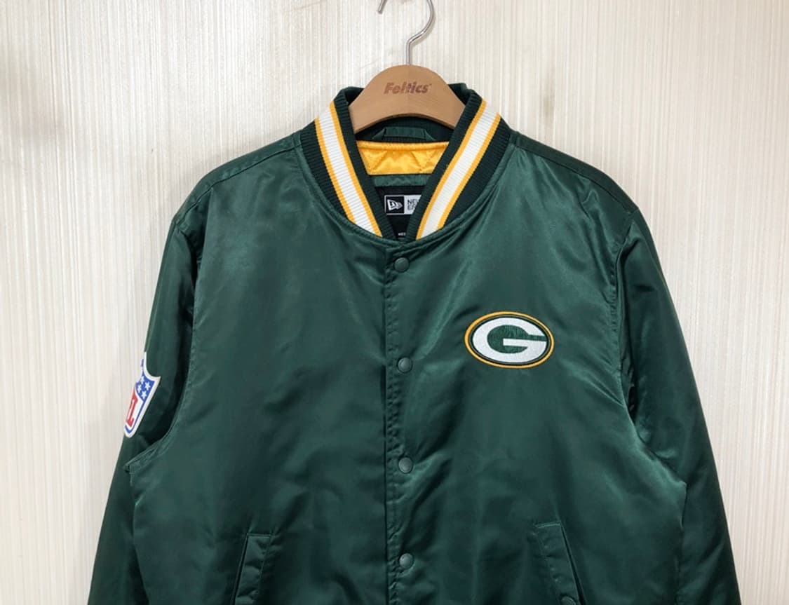 NFL 뉴에라 그린베이 패커스 새틴자켓 M 상품이미지2