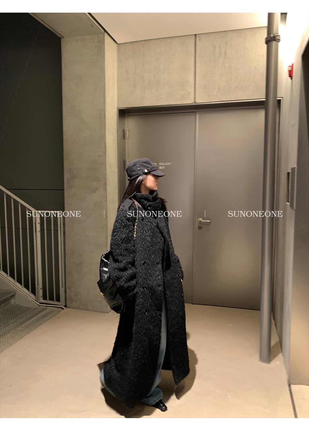 파리지앵바이브 오버핏 롱코트 상품이미지4