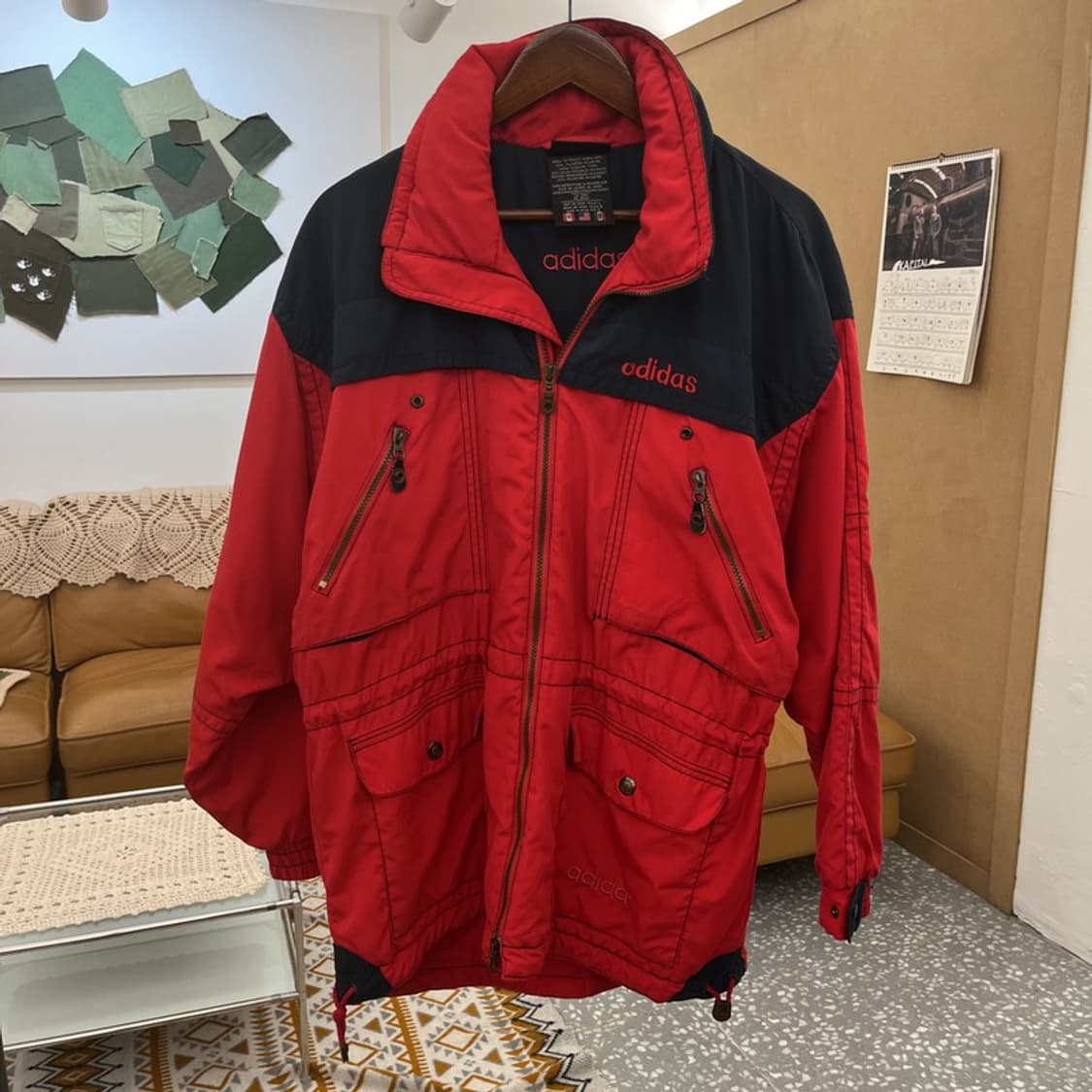 아디다스 올드스쿨 레트로 스펠아웃 워크 바람막이 자켓 105 C10596 상품이미지3