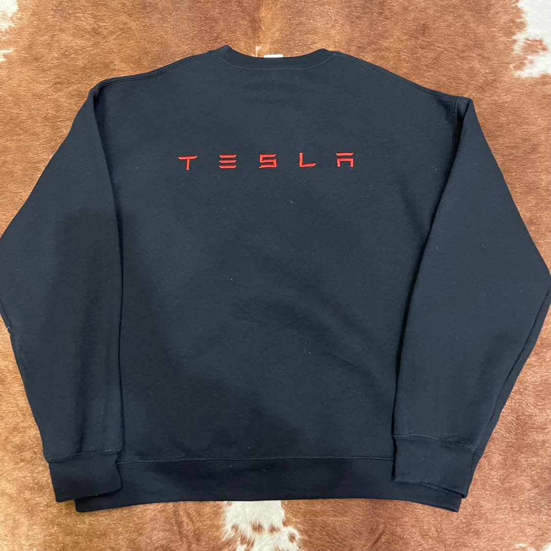 테슬라 로고 맨투맨ㅏ 상품이미지2