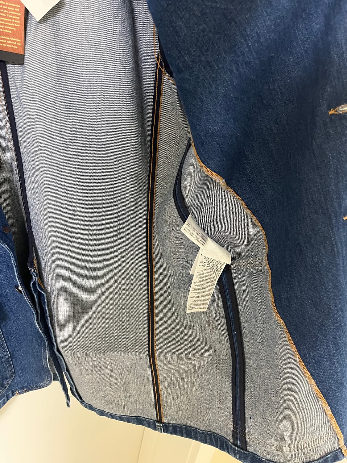 리바이스빈티지클로딩 LVC 2018 오렌지탭 콘밀 데님자켓 L 42 상품이미지8