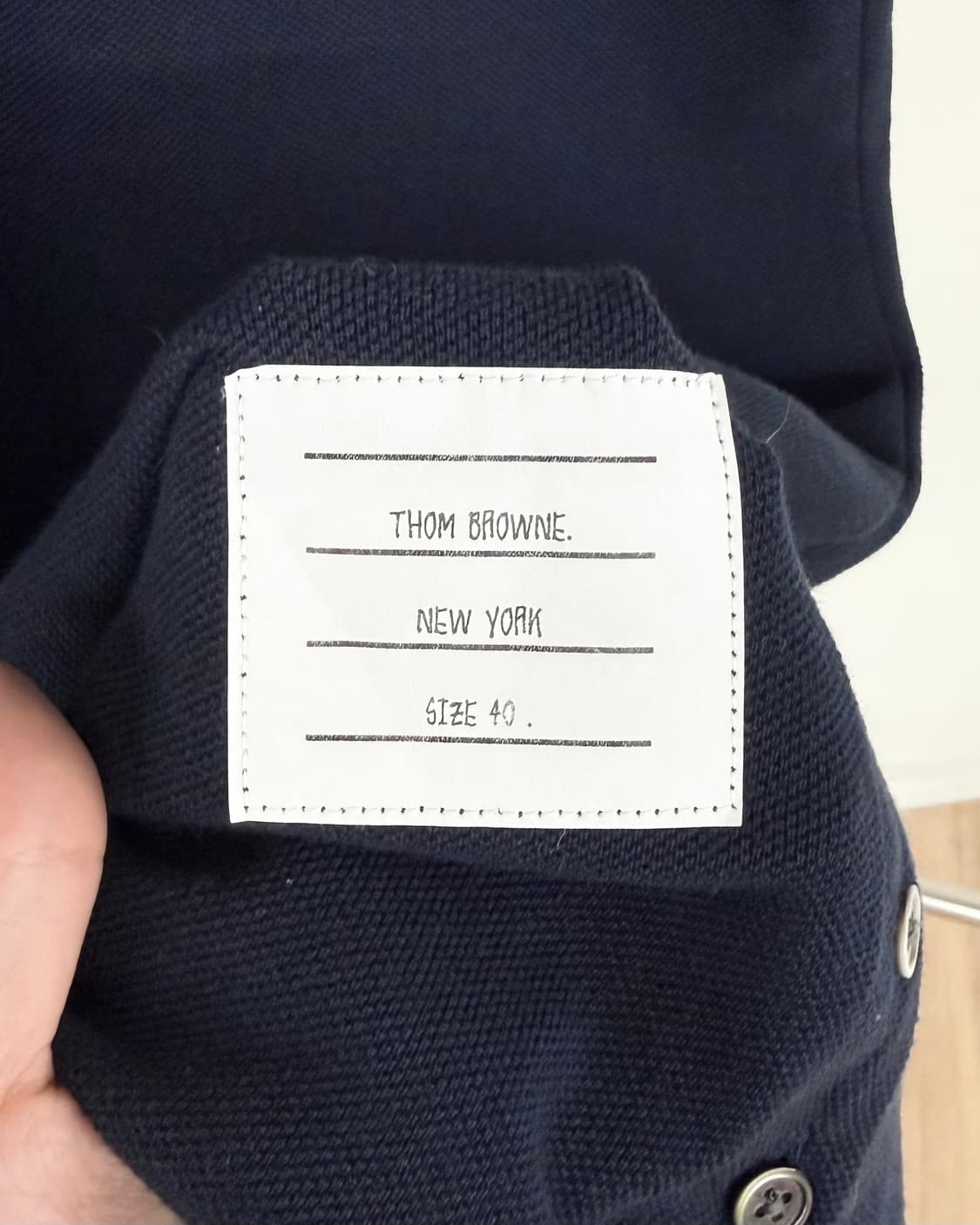 톰 브라운 네이비 코튼 피케 폴로 드레스 상품이미지8