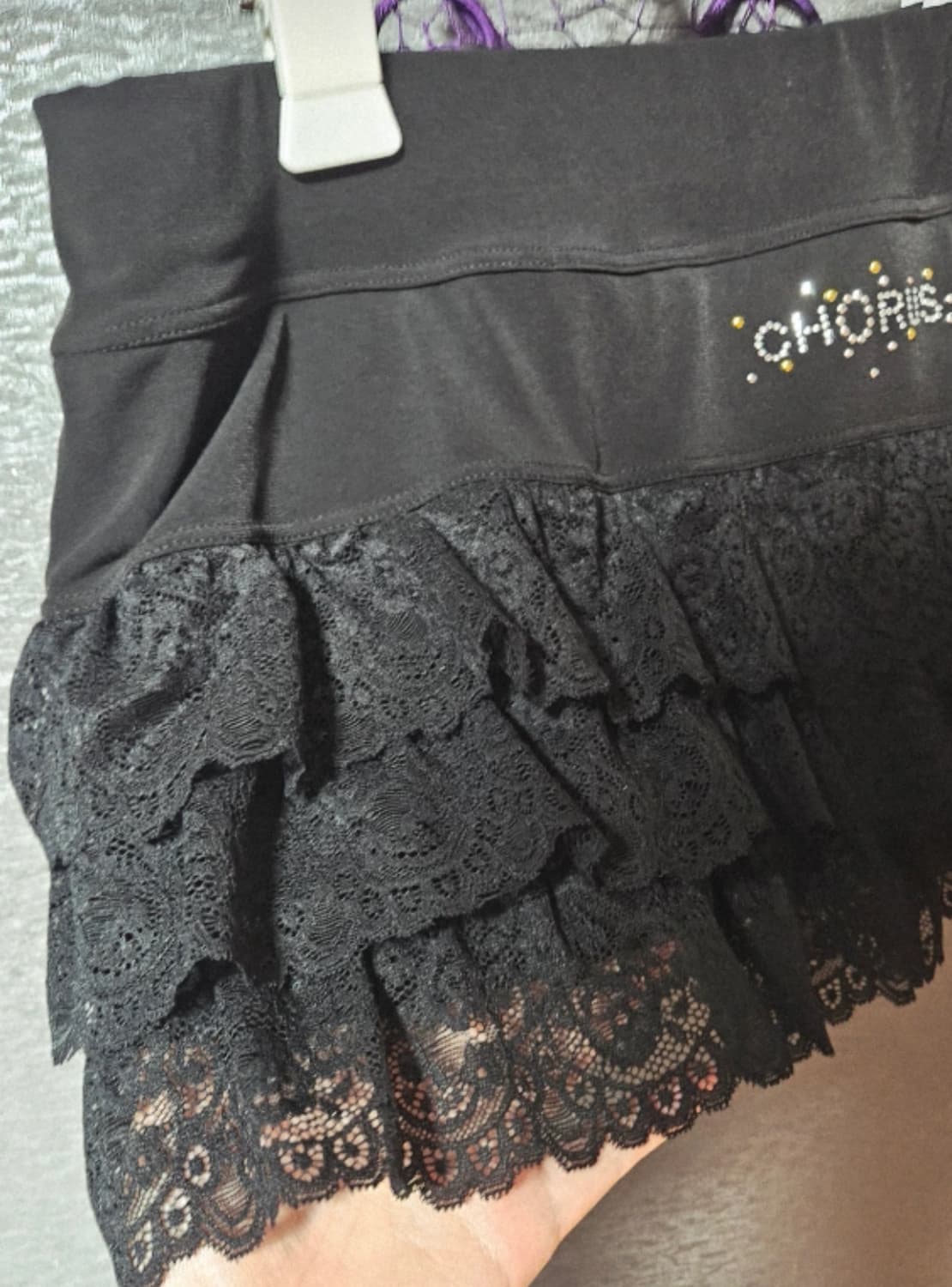 Y2k 가루 레이스 미니 스커트 상품이미지2