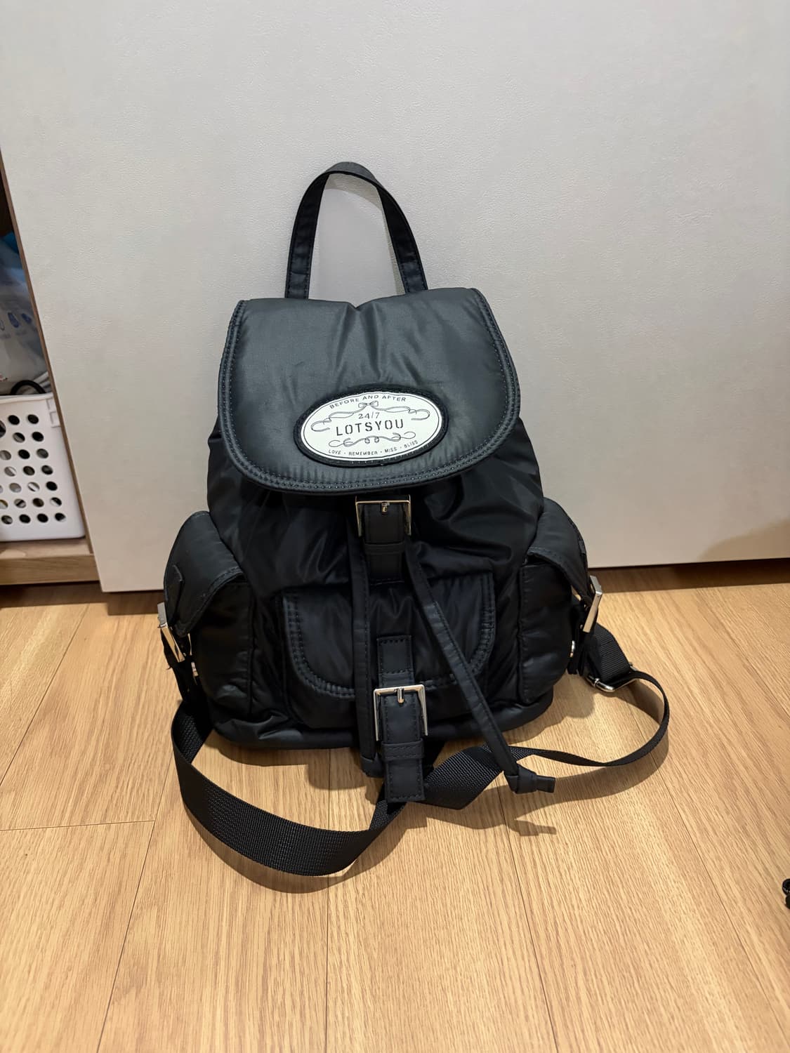 라츠유 백팩 블랙 제니백팩 상품이미지1
