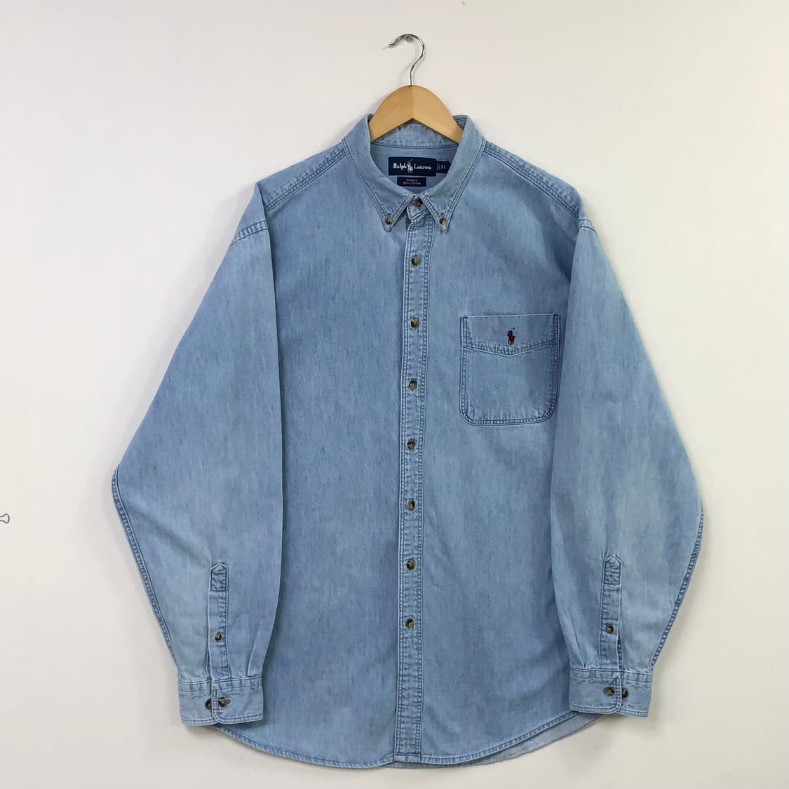 Xxl 폴로 데님 셔츠 상품이미지2